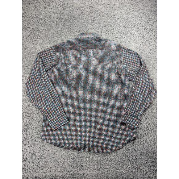Bugatchi Shirt Men Extra Large Geometric Button Up Long Sleeve Preppy Casual - Picture 5 of 6